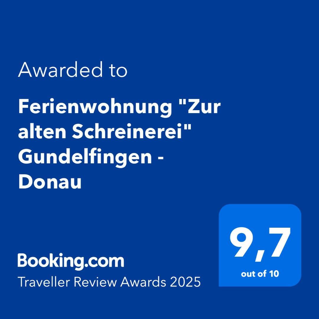 Ferienwohnung "Zur Alten Schreinerei" Gundelfingen - Donau Gundelfingen an der Donau Ngoại thất bức ảnh
